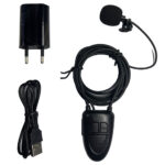 Inductive Bluetooth Necklace Mic Loop Black for Mini Wireless Invisible Earpiece