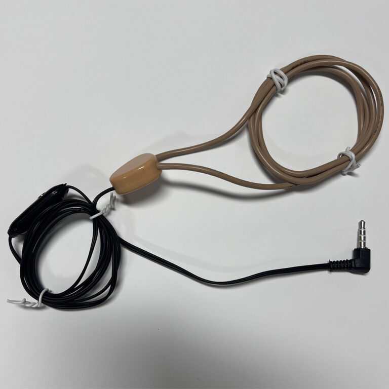 Wire Inductive Neckloop 3.5mm Headset Plug with Mini Earpiece